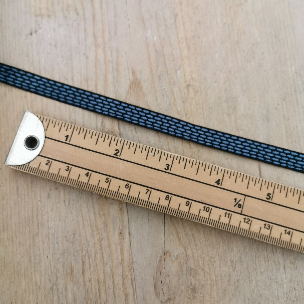 Kafka Running Stitch Ribbon 10mm wide - per metre