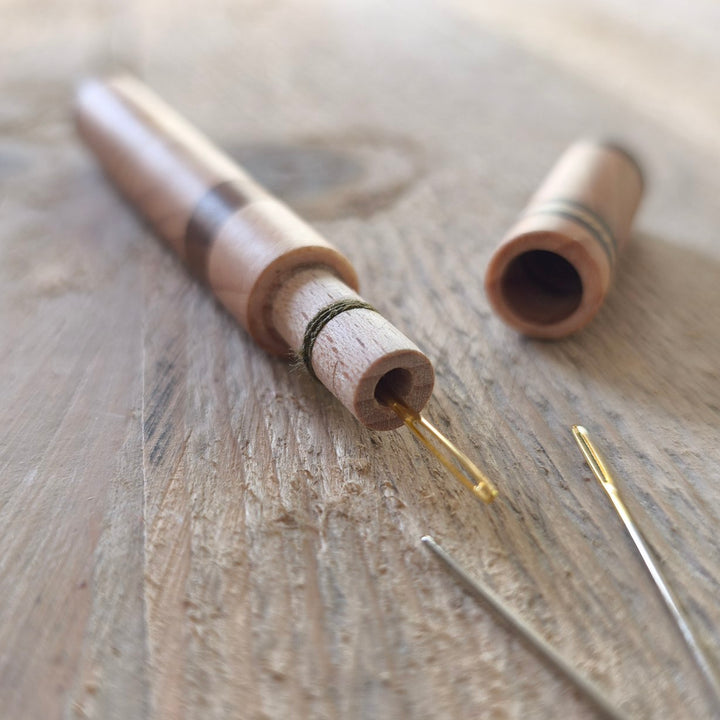 Wooden Needle Case - multi wood