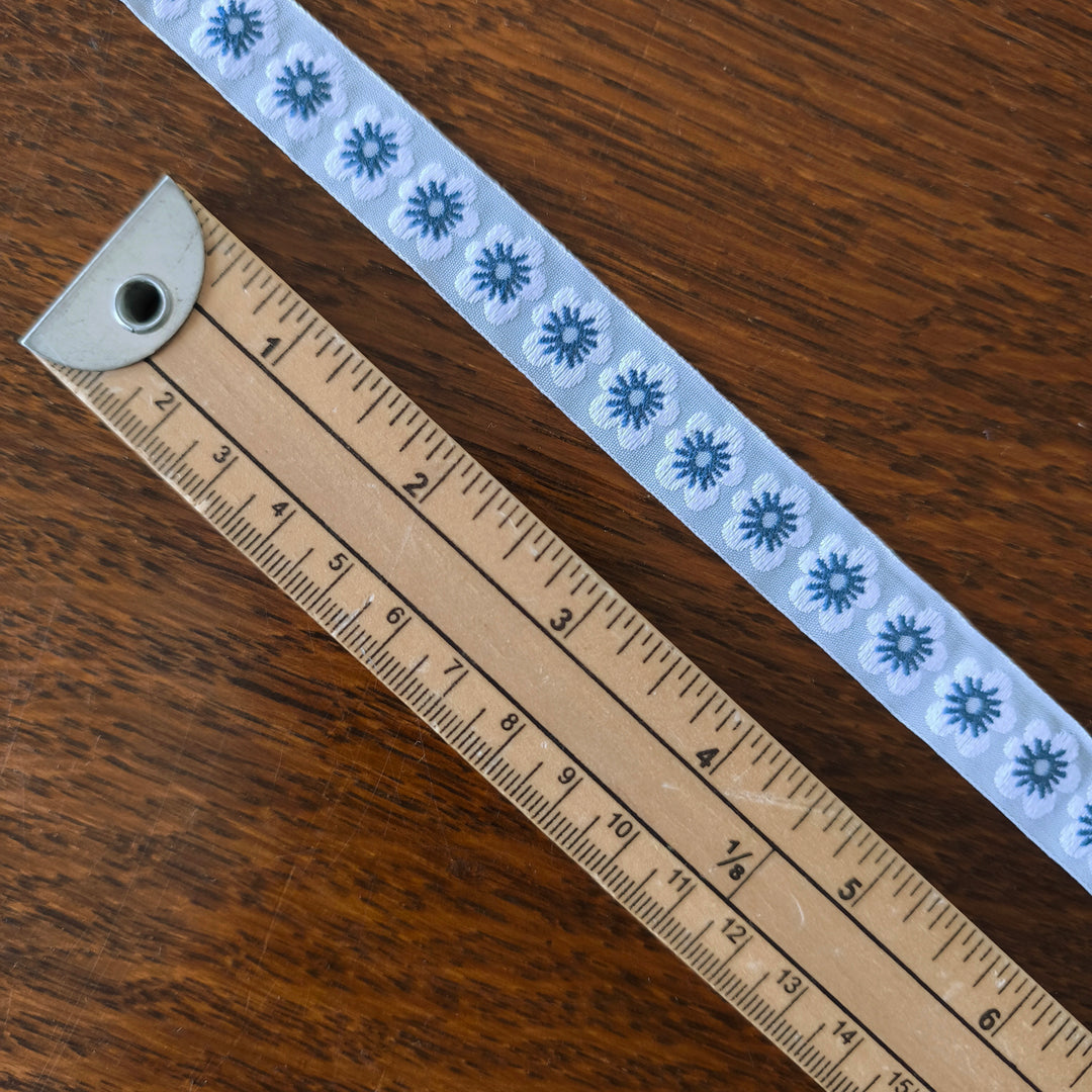 Kafka Blossom Ribbon - 15mm wide - per metre