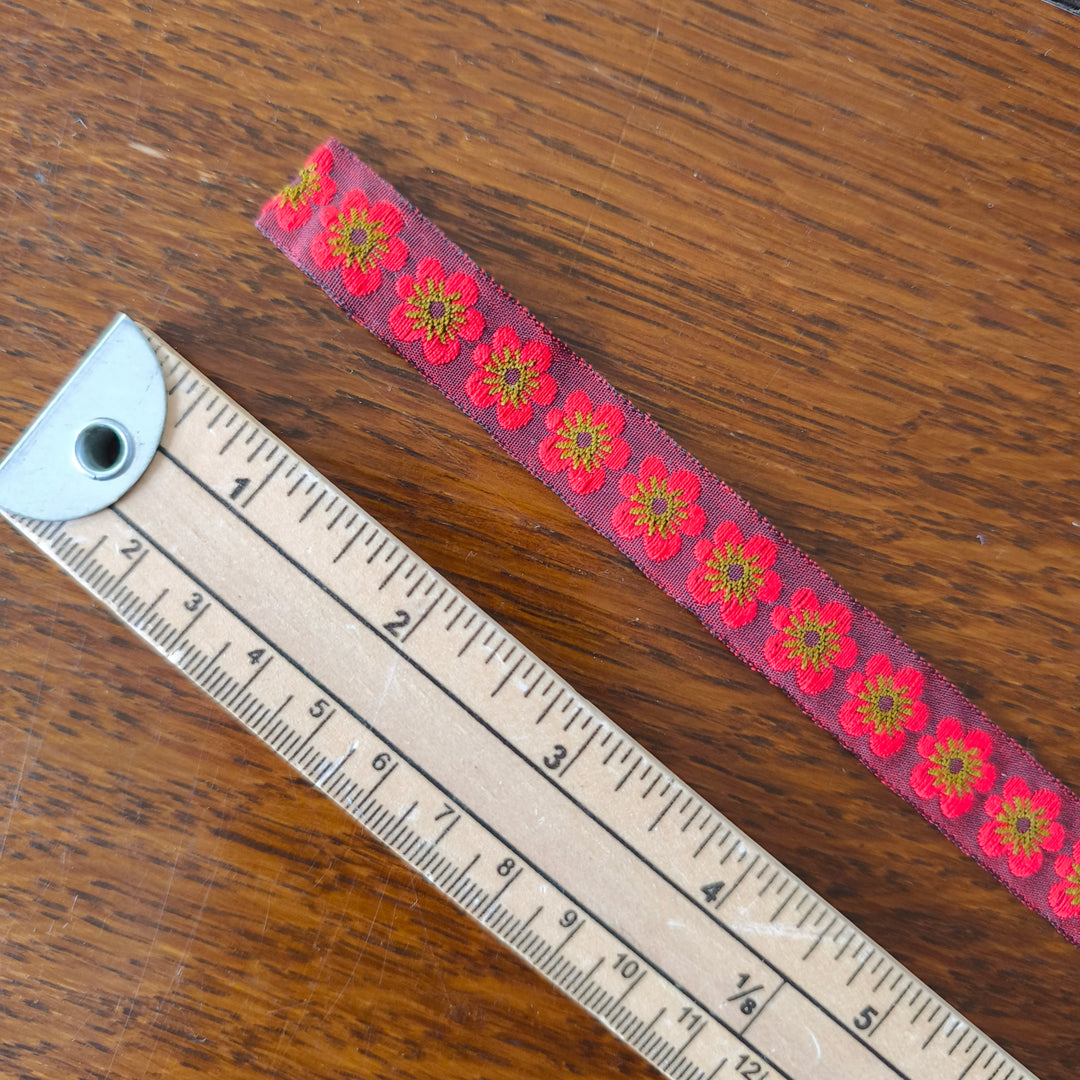 Kafka Blossom Ribbon - 15mm wide - per metre