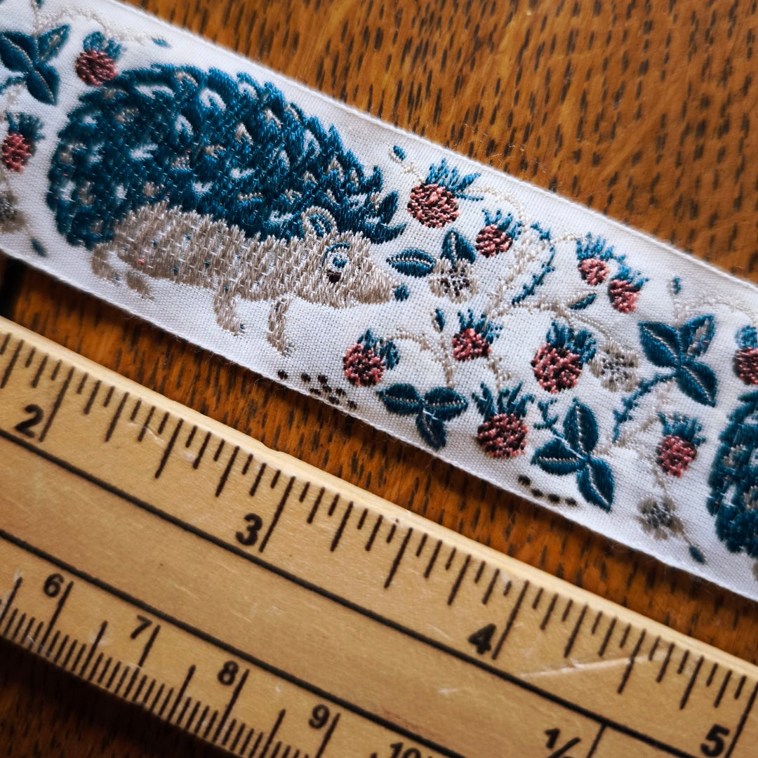 Kafka Hedgehog Ribbon 30mm wide - per 50cm length