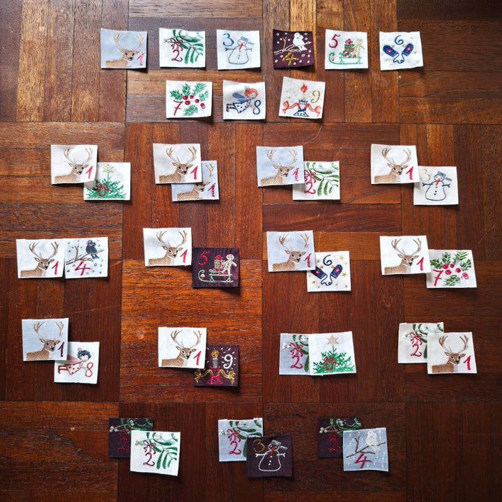 Kafka Ribbon - set of festive numbers