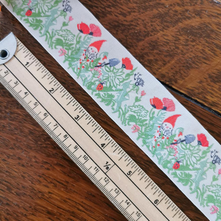 Kafka Gnomes Ribbon 40mm wide - per 50cm length