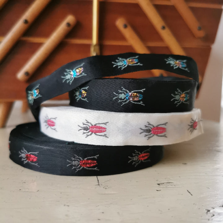 Kafka Bug Ribbon - 15mm wide - per metre