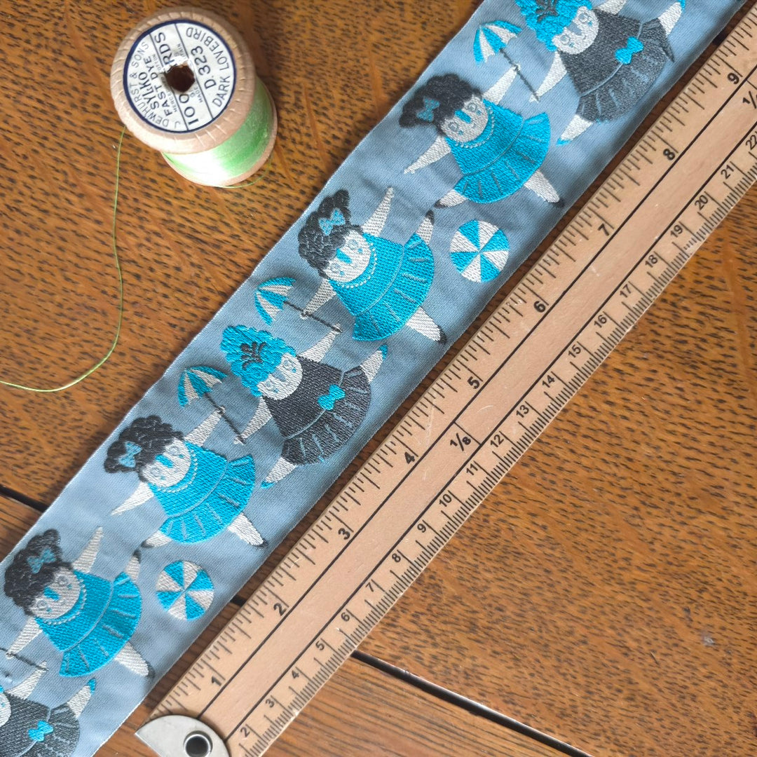 Kafka Circus Ladies Ribbon 50mm wide - per 50cm length