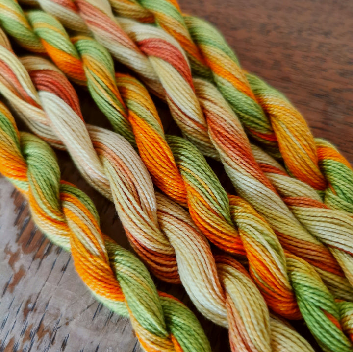 Paint Box Threads Variegated Skeins - Yellows - Perle 8