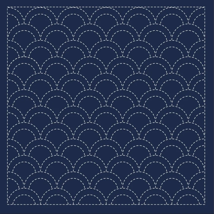 Daruma Yokota Sashiko Sampler Cloth - traditional designs