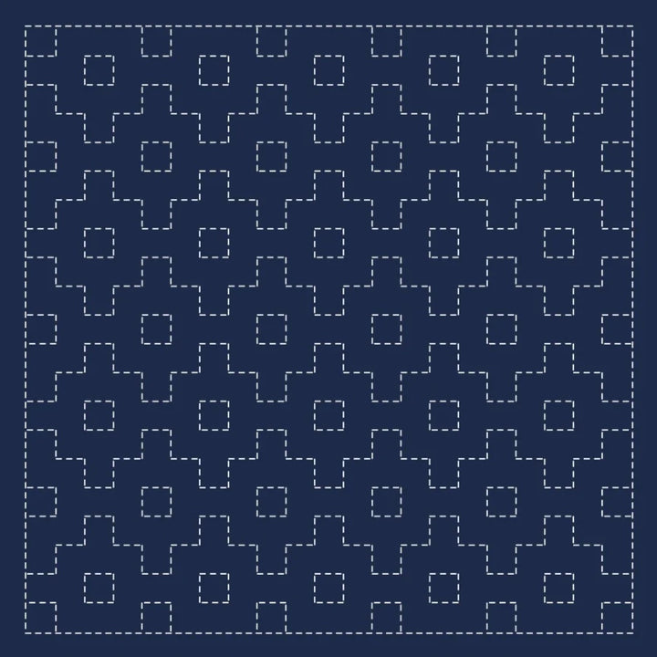 Daruma Yokota Sashiko Sampler Cloth - traditional designs