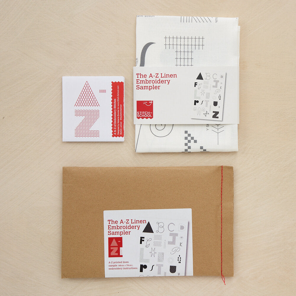 Stitch School A-Z Linen Embroidery Sampler (cloth only)