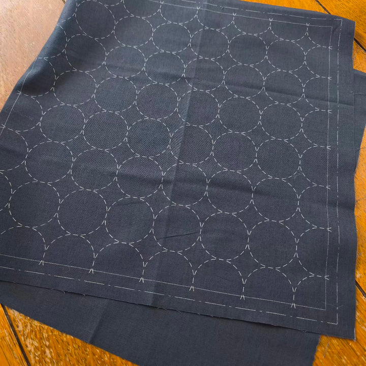 Cosmo Hidamari Cotton & Linen Mix Sashiko Cloth