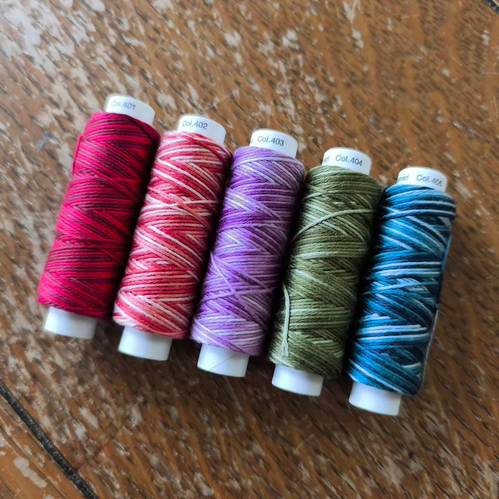 Cosmo Hidamari Sashiko Thread - Variegated