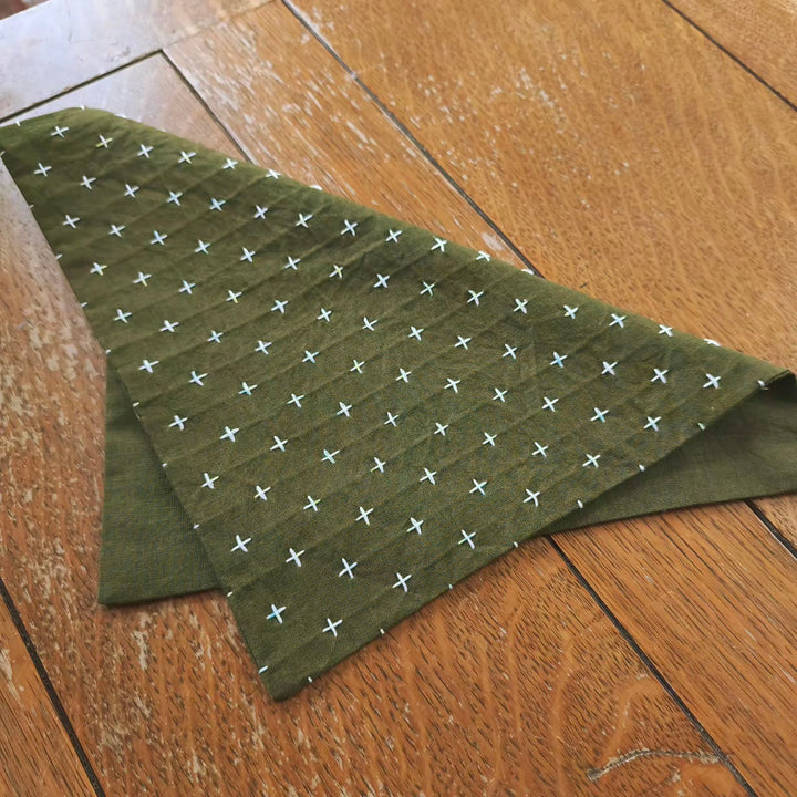 Cosmo Hidamari Cotton & Linen Mix Sashiko Cloth