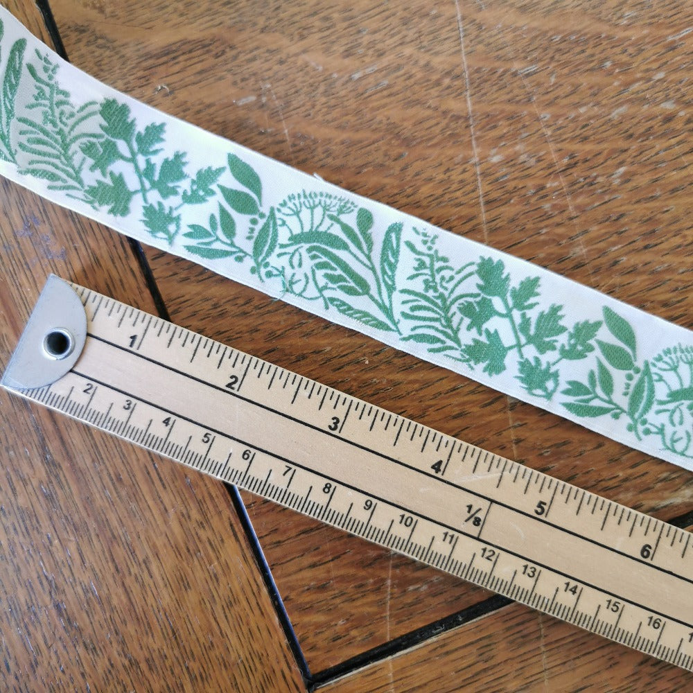Kafka Herbs Ribbon 30mm wide - per 50cm length