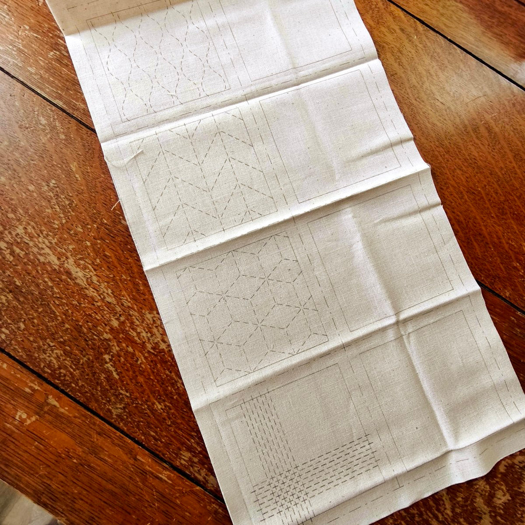 Cosmo Hidamari Sashiko Coaster/Squares Cloth