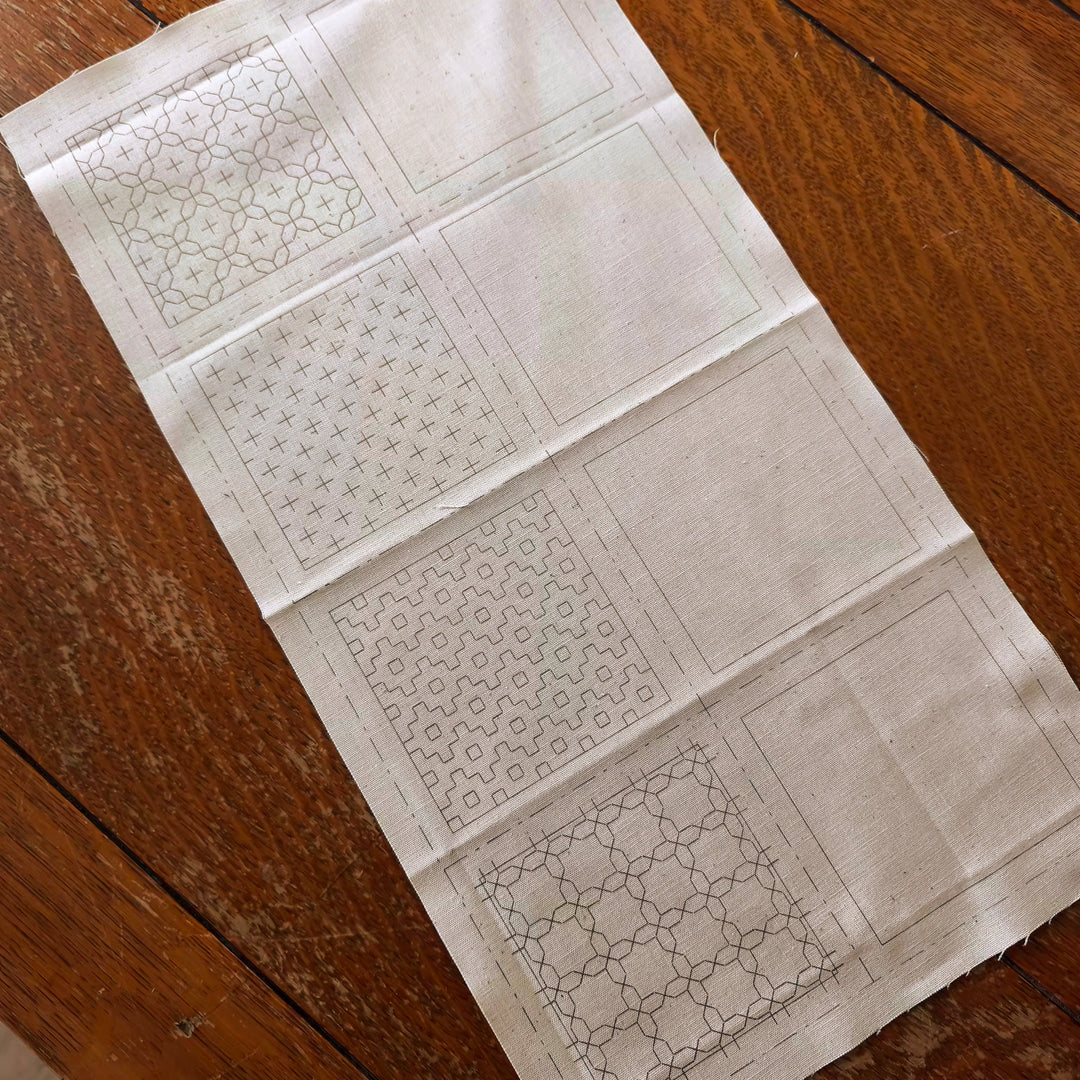 Cosmo Hidamari Sashiko Coaster/Squares Cloth
