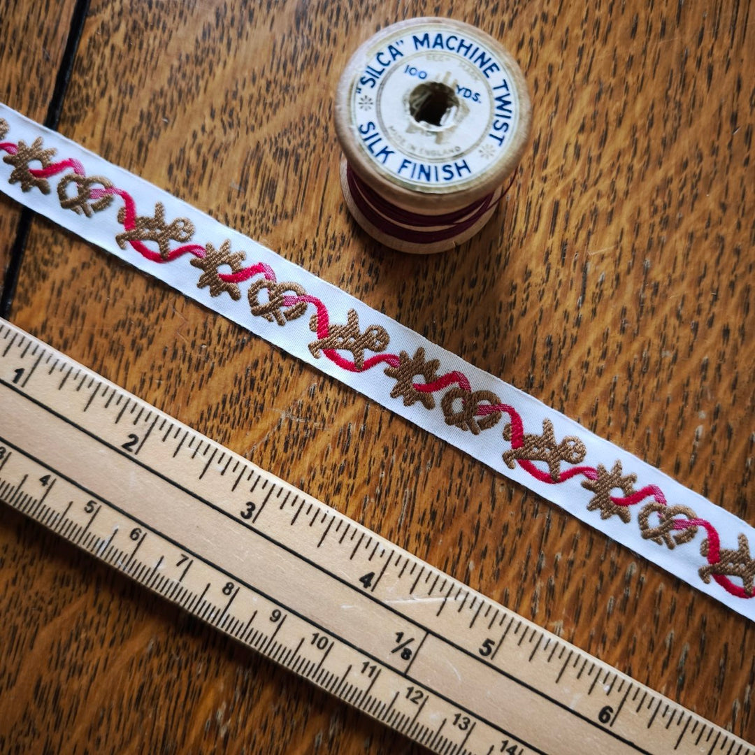 Kafka Lebkuchen Ribbon - 15mm wide - per metre