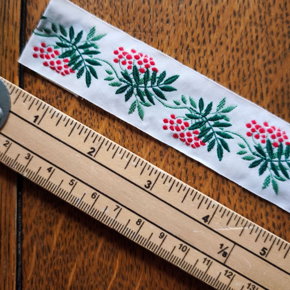 Kafka Rowan Ribbon 32 mm wide - per 50cm length