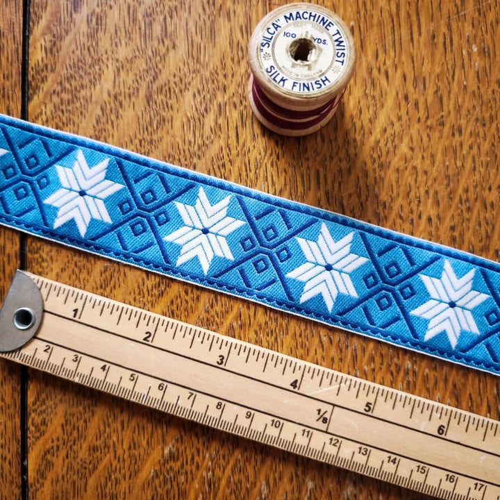 Kafka Norwegian star Ribbon 38mm wide - per 50cm length
