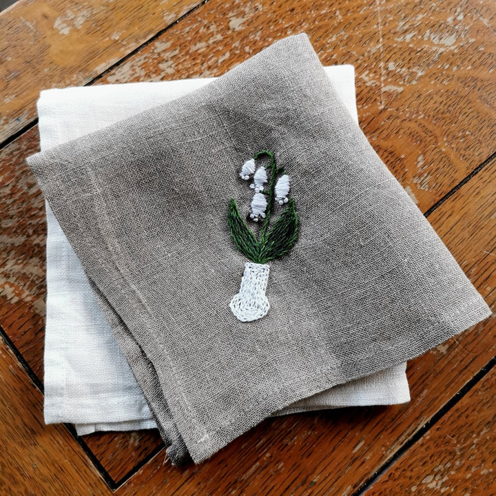 Sajou Linen Napkin - ready to stitch