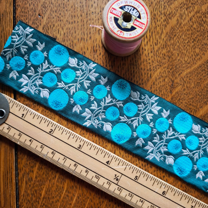 Kafka Berries Ribbon 50mm wide - per 50cm length