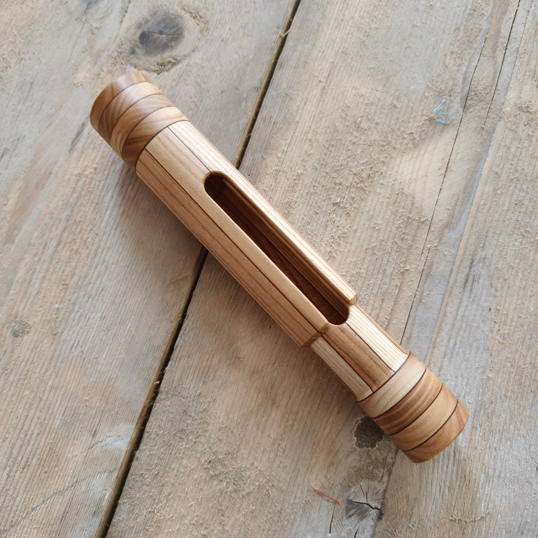 Wooden knitting case for double pointed needles