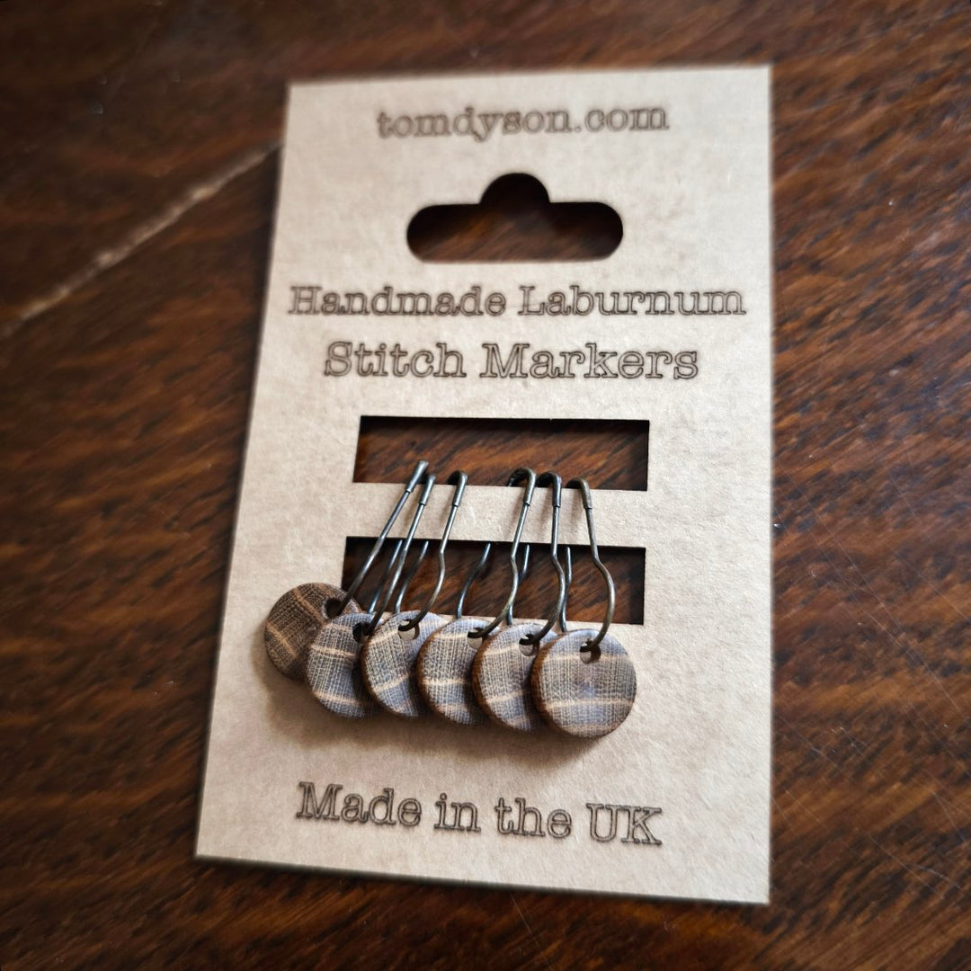 Tom Dyson Wooden Stitch Markers