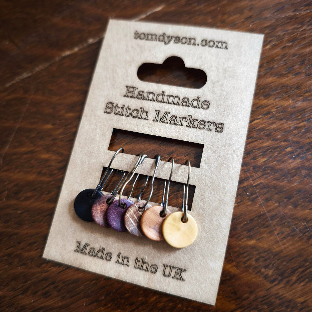 Tom Dyson Wooden Stitch Markers