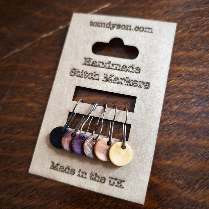 Tom Dyson Wooden Stitch Markers