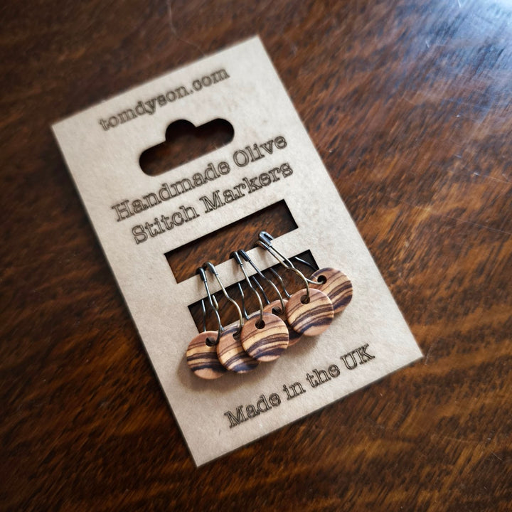 Tom Dyson Wooden Stitch Markers
