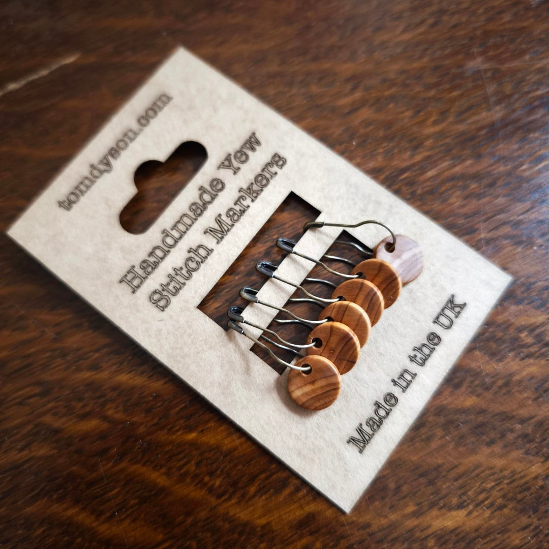 Tom Dyson Wooden Stitch Markers