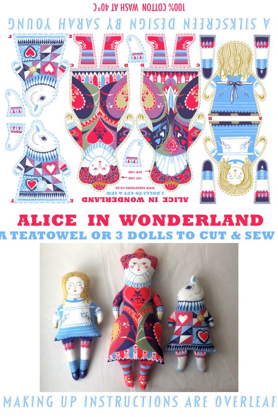 Sarah Young Cut and Sew Character Tea Towel