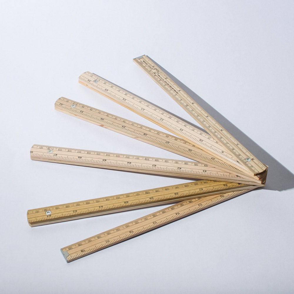 Wooden Folding Ruler, 2 Metre