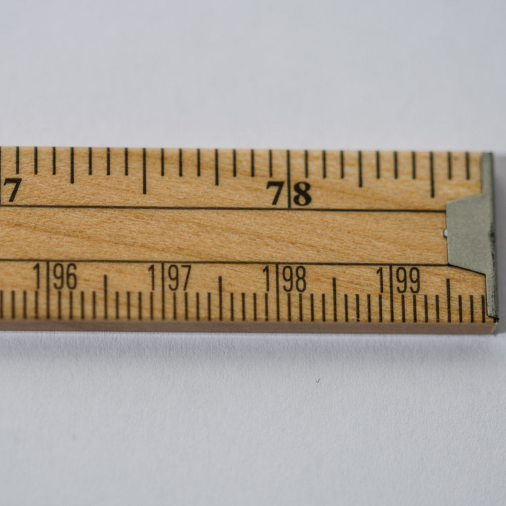 Wooden Folding Ruler, 2 Metre