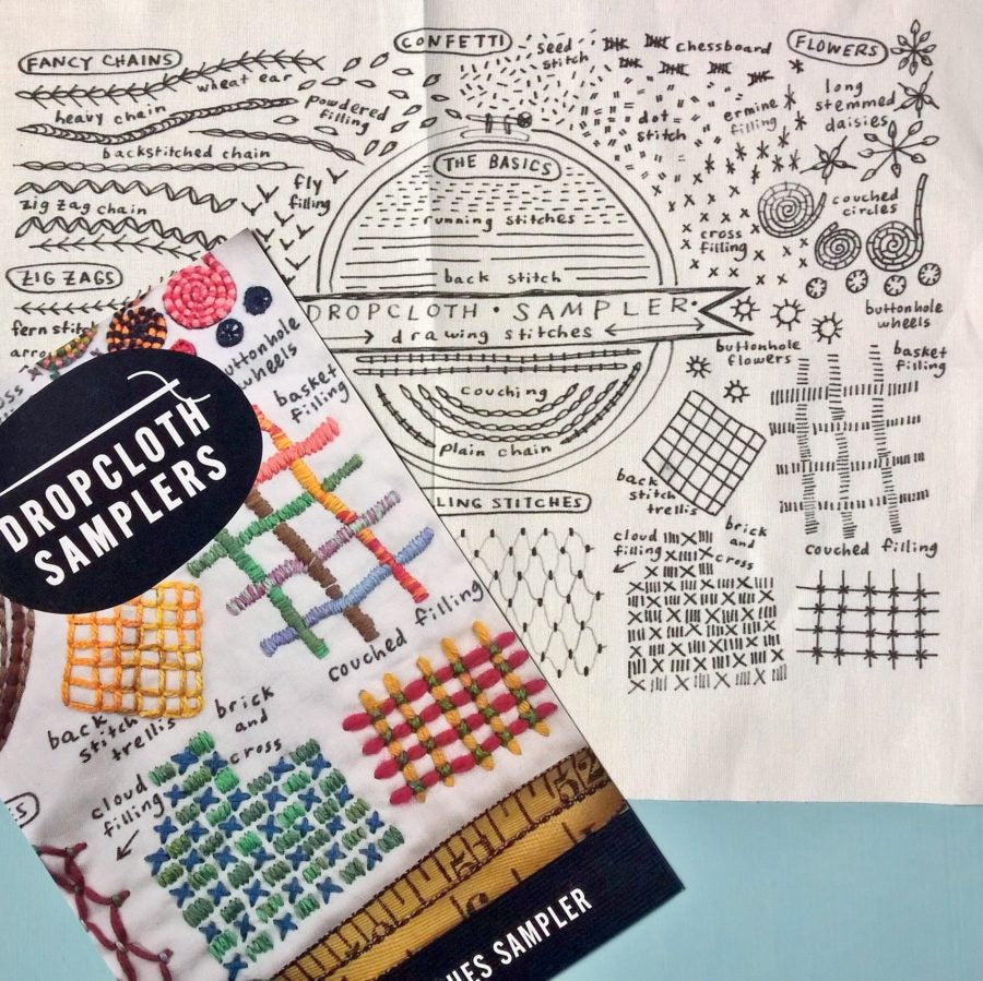 Dropcloth Sampler - Drawing Stitches