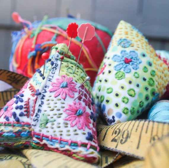 Dropcloth Sampler - Pincushions