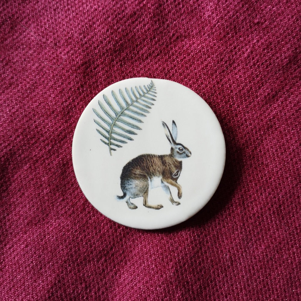 Ceramic Magnetic Needle Minder - botanical