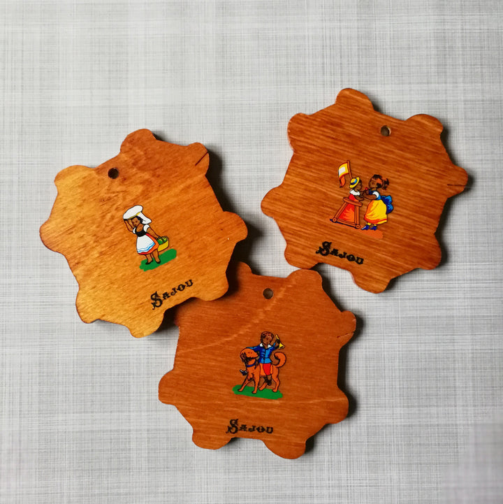 Sajou Wooden Thread Winders  - Pack of 3