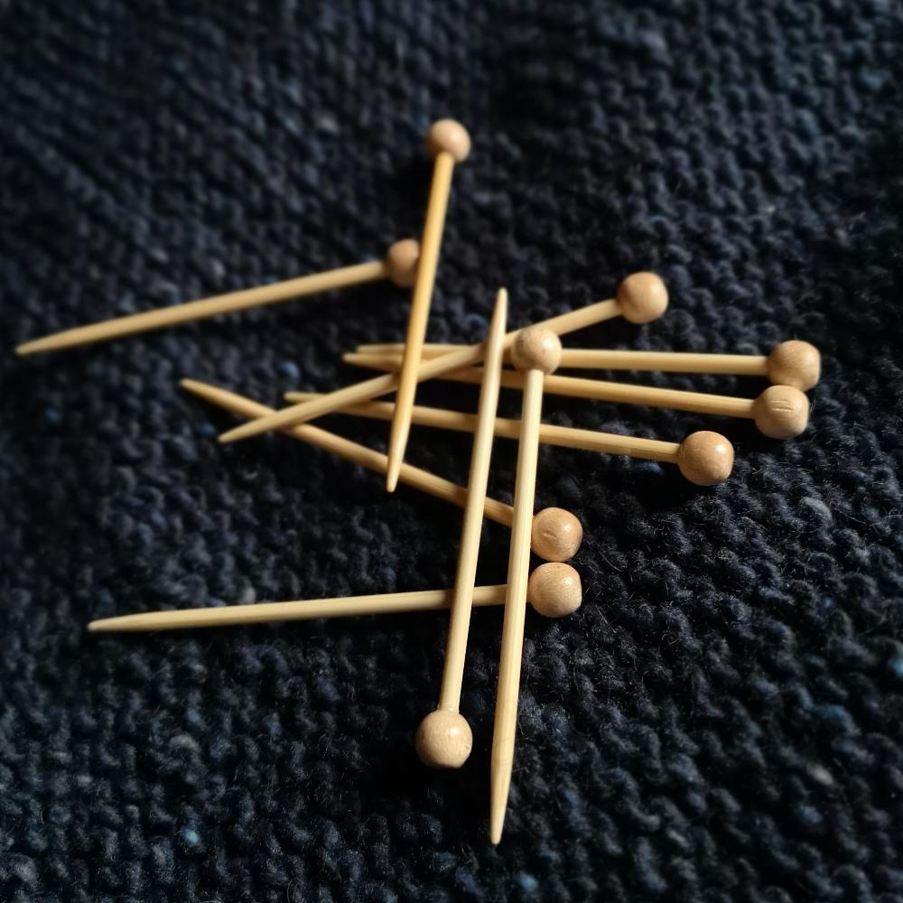 Seeknit Bamboo Knitting Pins - pack of 10