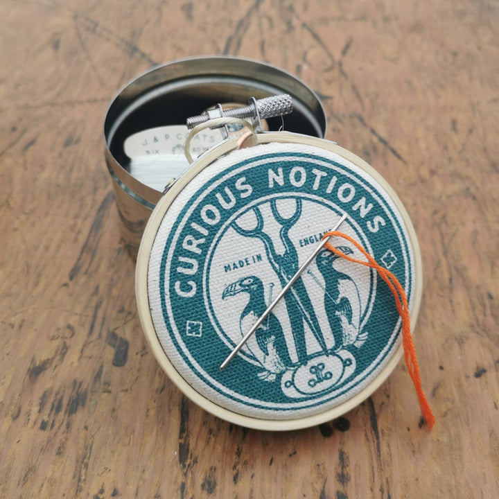 The Industrious Maker - Curious Notions magnetic storage tin