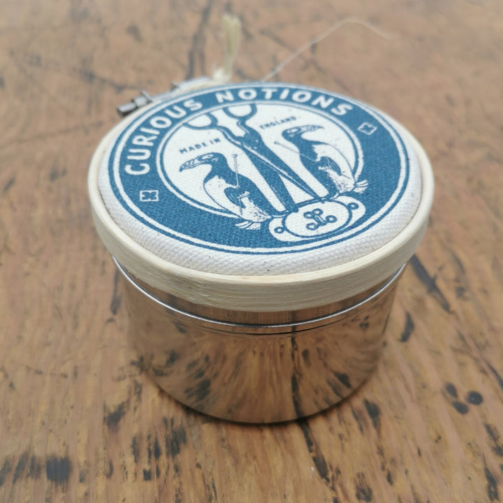 The Industrious Maker - Curious Notions magnetic storage tin