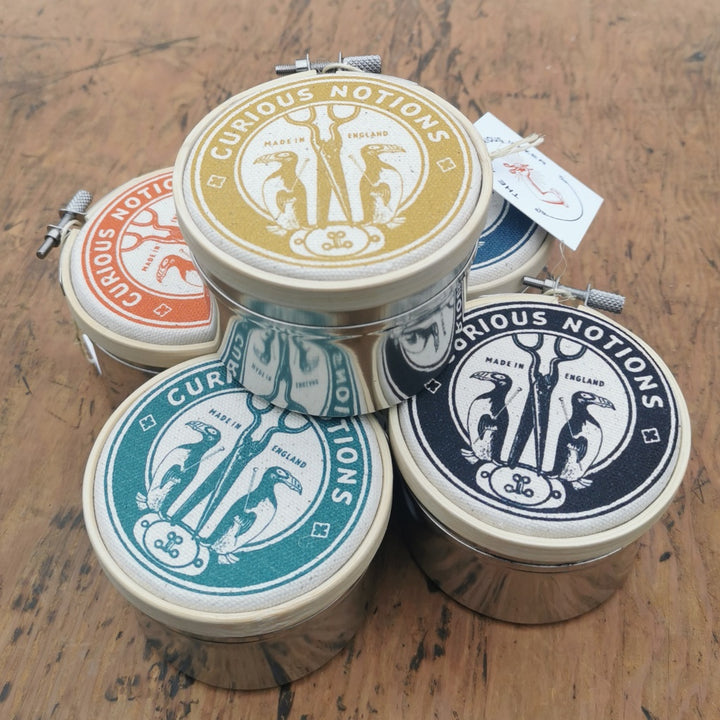 The Industrious Maker - Curious Notions magnetic storage tin