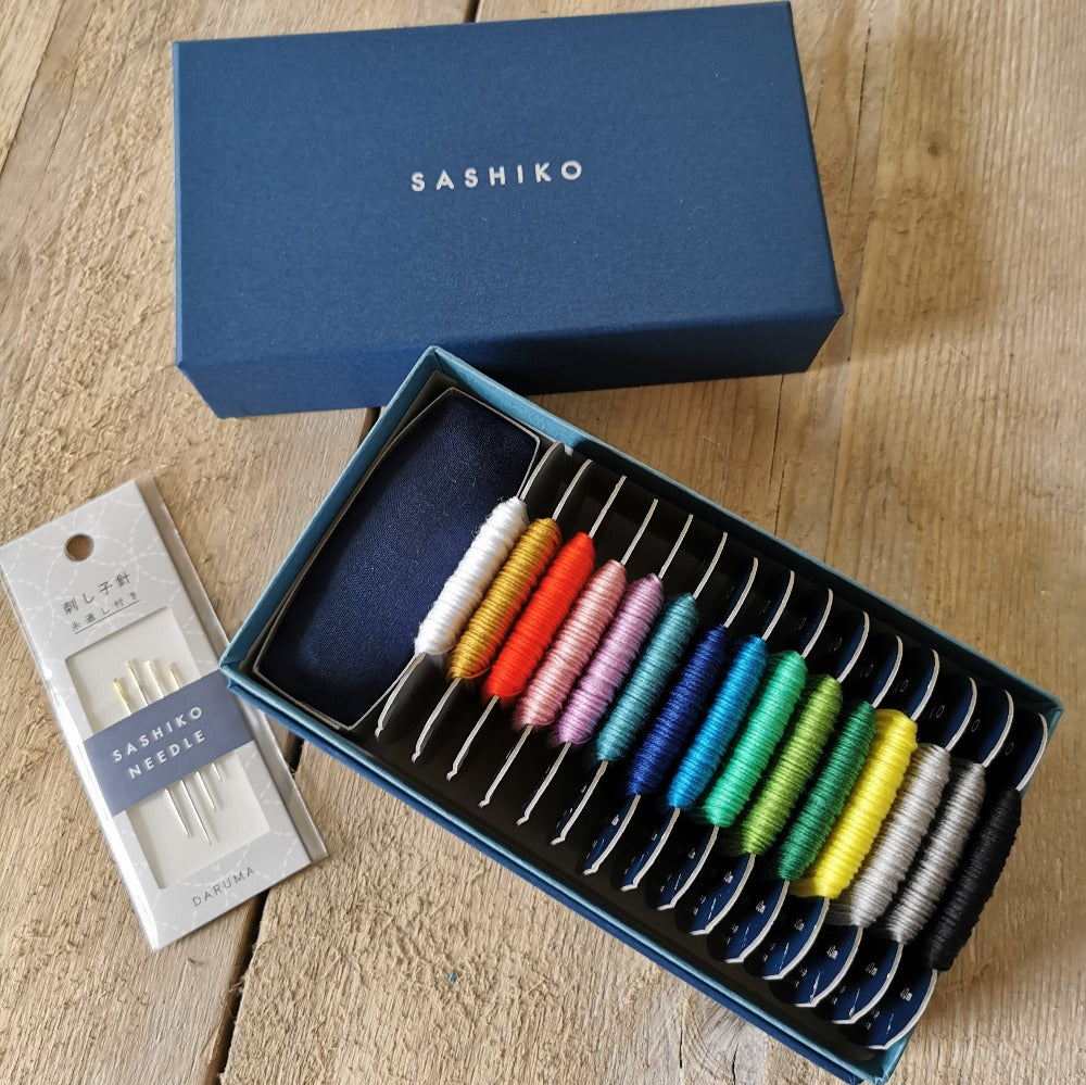 Daruma Yokota Sashiko Thread Box Set