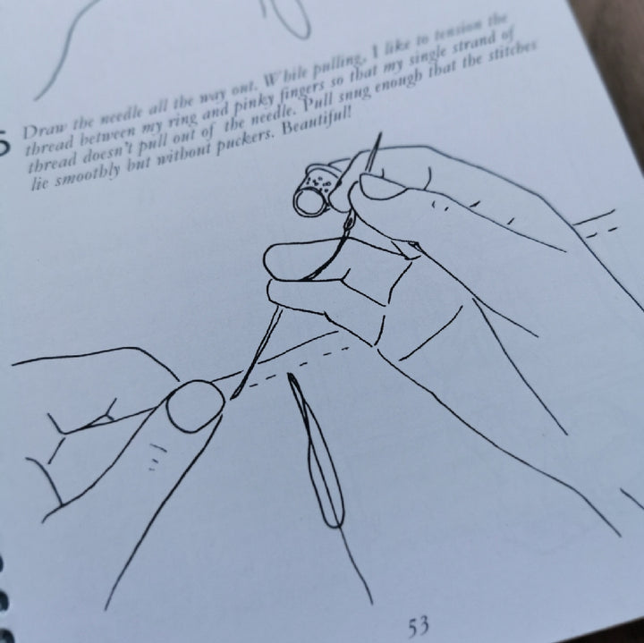 Hand Sewing Clothing by Louisa Owen Sonstroem