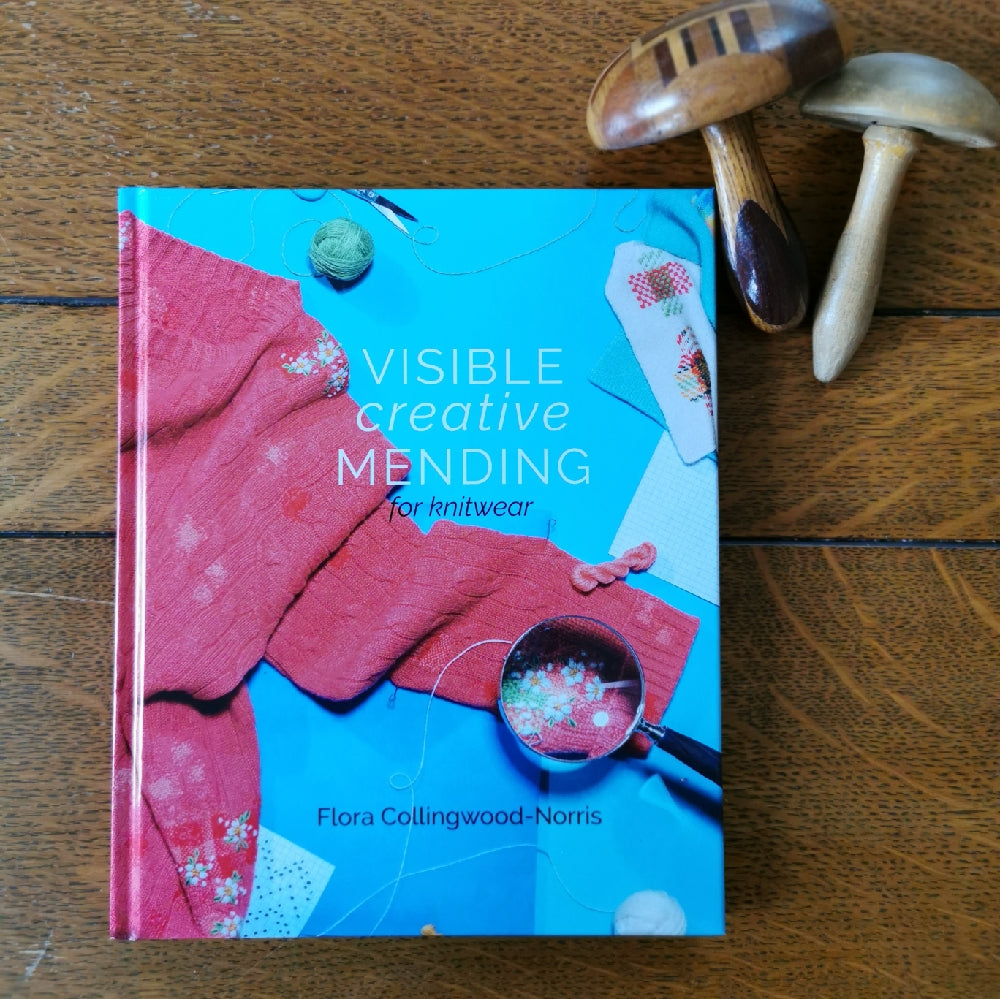 Visible Creative Mending for Knitwear by Flora Collingwood-Norris