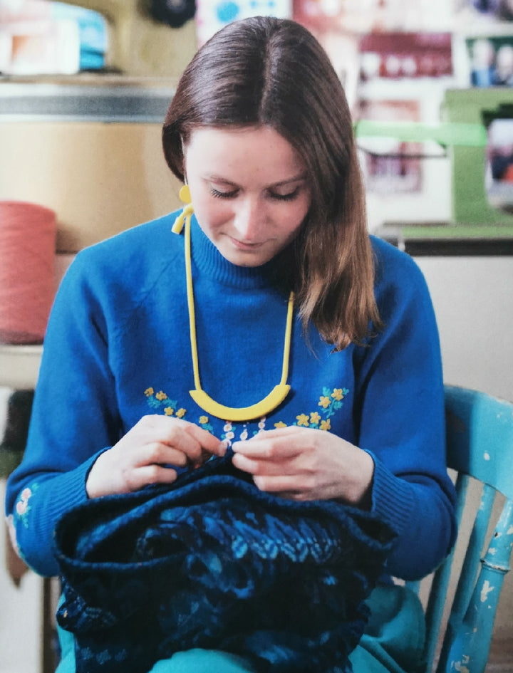 Visible Creative Mending for Knitwear by Flora Collingwood-Norris