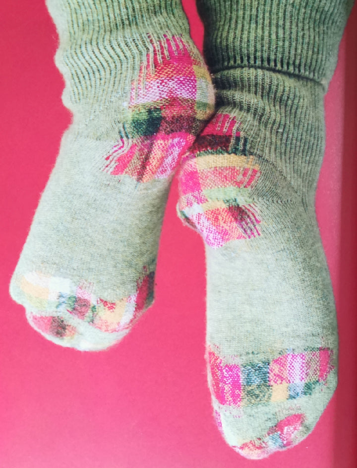 Visible Creative Mending for Knitwear by Flora Collingwood-Norris
