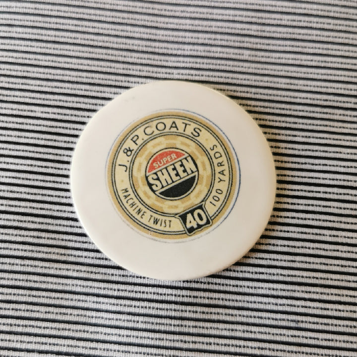 Ceramic Magnetic Needle Minder - thread label design