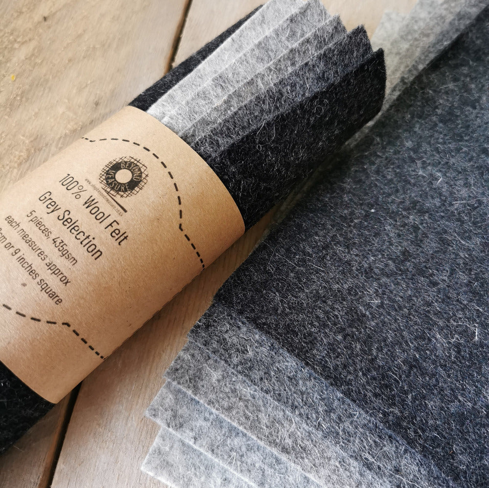 100% Wool Felt Pieces