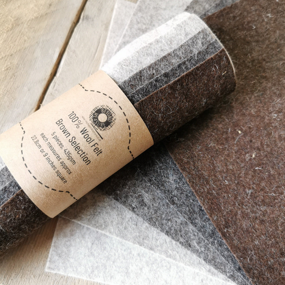 100% Wool Felt Pieces