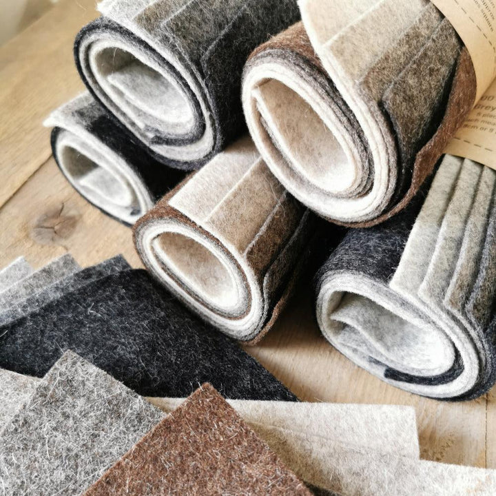 100% Wool Felt Pieces